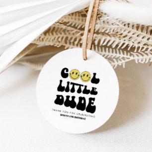 Cool Little Dude Boys Rad 5th Birthday Favour Tags