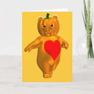 Cool Little Halloween Bear Card