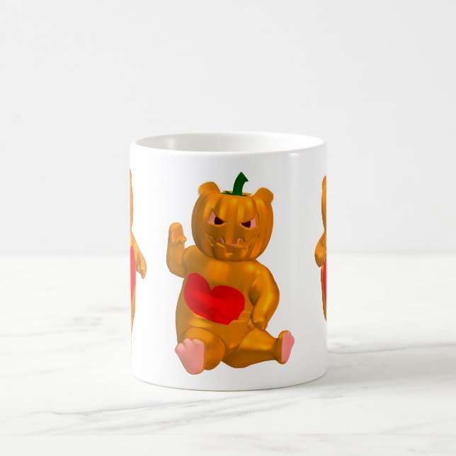 Cool Little Halloween Bear Coffee Mug (Center)