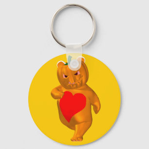 Cool Little Halloween Bear Key Ring