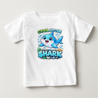 Cool Little Shark Shirt for Boys