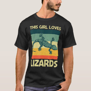 Cool Lizard For Girls Mum Reptile Animal Lizard 1 T-Shirt