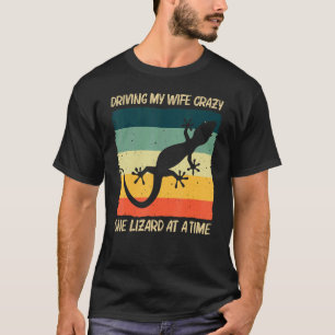 Cool Lizard For Men Dad Reptile Crested Gecko Igu T-Shirt