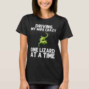 Cool Lizard For Men Father Gecko Green Reptile Ani T-Shirt