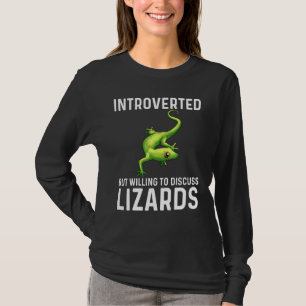 Cool Lizard For Men Women Gecko Green Reptile Anim T-Shirt
