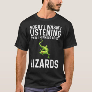 Cool Lizard For Men Women Gecko Green Reptile Anim T-Shirt