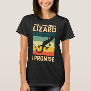Cool Lizard For Men Women Reptile Crested Gecko I T-Shirt