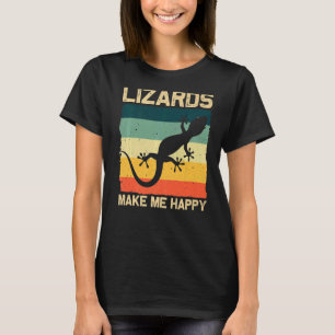 Cool Lizard For Men Women Reptile Crested Gecko I T-Shirt