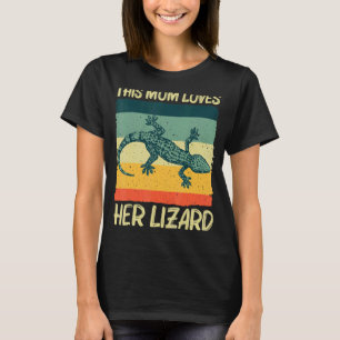 Cool Lizard For Mum Women Reptile Animal Lizard T-Shirt