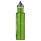 Cool Llama custom name & text water bottles