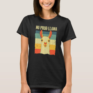 Cool Llama For Men Women No Prob Llama Alpaca Farm T-Shirt