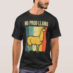 Cool Llama For Men Women No Prob Llama Alpaca Farm T-Shirt