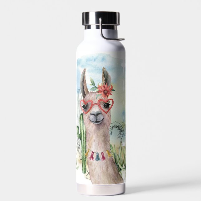 Cool Llama Water Bottle (Left)