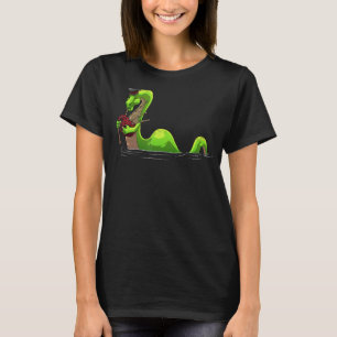 Cool Loch Ness Monster For Men Women Nessie Bagpip T-Shirt