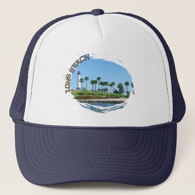 Cool Long Beach Hat! Trucker Hat (Front)