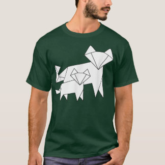 Cool Looking Mother Baby Fo Cute Origami White Foe T-Shirt