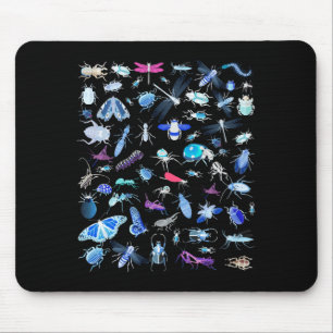 Cool Lots Of Bugs _ Funny Insect Lover Mouse Pad
