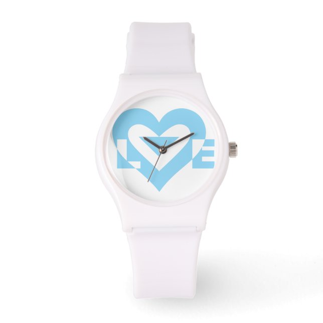 Cool Love Graphic, Blue Watch (Front)