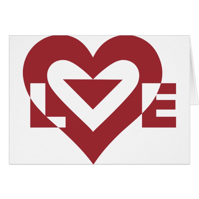Cool Love Graphic, Burgandy (Front Horizontal)