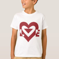 Cool Love Graphic, Burgandy