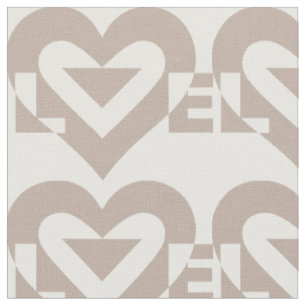 Cool Love Graphic, Grey Fabric