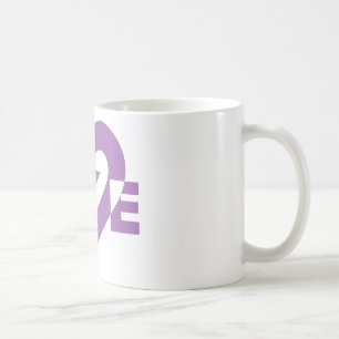 Cool Love Graphic, Purple Coffee Mug