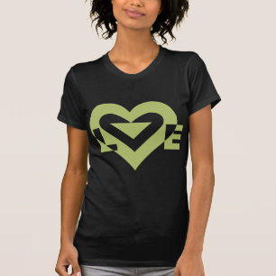 Cool Love Graphic, Sage Green T-Shirt