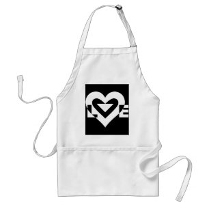 Cool Love Graphic, White Standard Apron