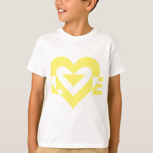 Cool Love Graphic, Yellow T-Shirt