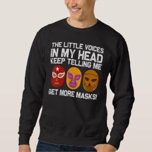 Cool Lucha Libre For Men Women Luchador Mexican Wr Sweatshirt