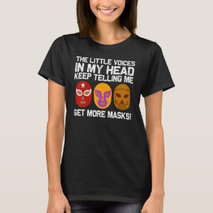 Cool Lucha Libre For Men Women Luchador Mexican Wr T-Shirt