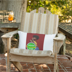 COOL! Lumbar Pillow 13" x 21" Outdoor - Customise