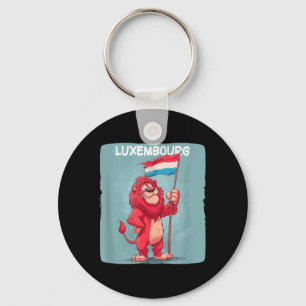 Cool Luxembourg Flag Lion Costume for Boys and Key Ring