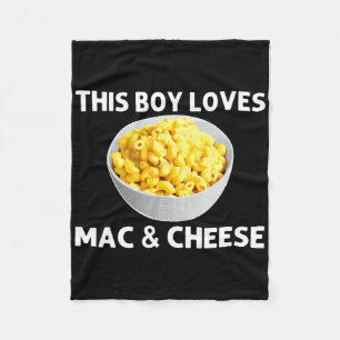 Cool Mac And Cheese For Boys Kids Macaroni Food Th Fleece Blanket