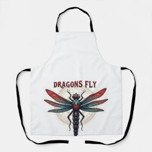 Cool Machined Steampunk Dragonfly - Dragons Fly -  Apron