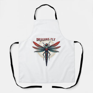 Cool Machined Steampunk Dragonfly - Dragons Fly -  Apron