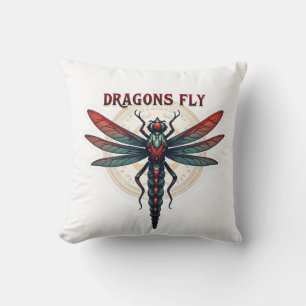 Cool Machined Steampunk Dragonfly - Dragons Fly - Cushion