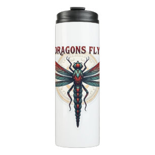Cool Machined Steampunk Dragonfly - Dragons Fly -  Thermal Tumbler