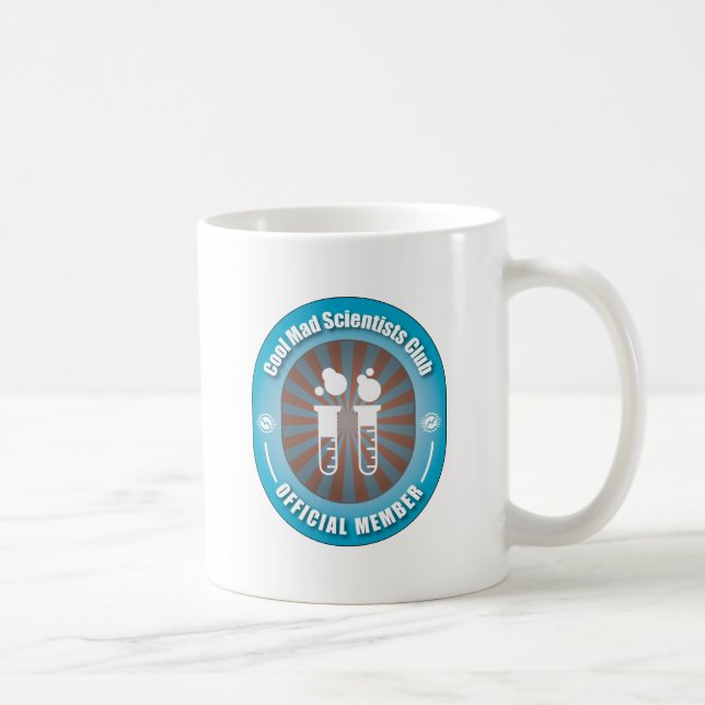 Cool Mad Scientists Club Coffee Mug (Right)