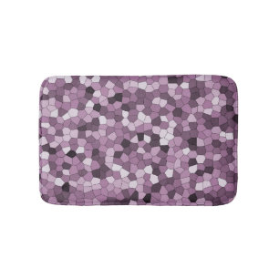COOL Magenta Purple Pink Pattern Bath Mat