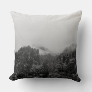 Cool, magical foggy nature cushion