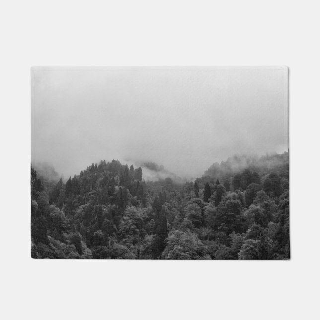 Cool, magical foggy nature doormat (Front)