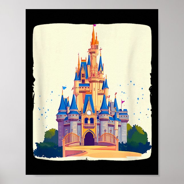 Cool Magical Kingdom Castle Costume For Boys And G Poster (Front)