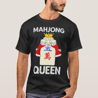 Cool Mahjong For Chinese Mah Jongg Queen Player.pn T-Shirt