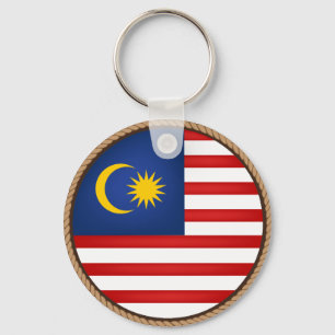 Cool Malaysia Flag Seal Key Ring