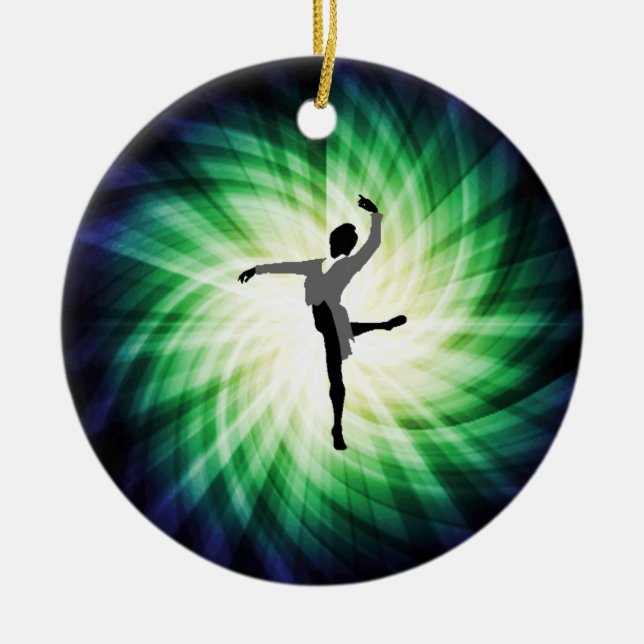 Cool Male Dancer Ceramic Ornament (Front)