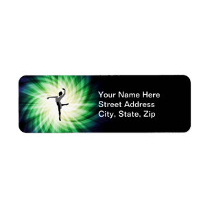Cool Male Dancer Return Address Label