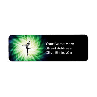 Cool Male Dancer Return Address Label