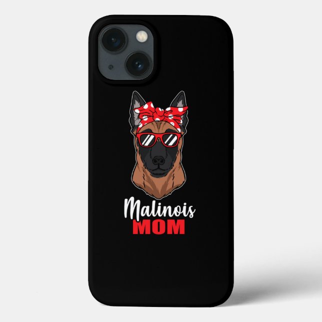 Cool Malinois Dog Mum Dog Lover Pet Gift Case-Mate iPhone Case (Back)
