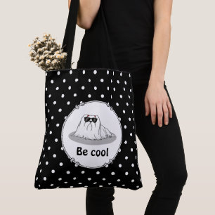 Cool Maltese Dog with Sunglasses - Cute Tote Bag